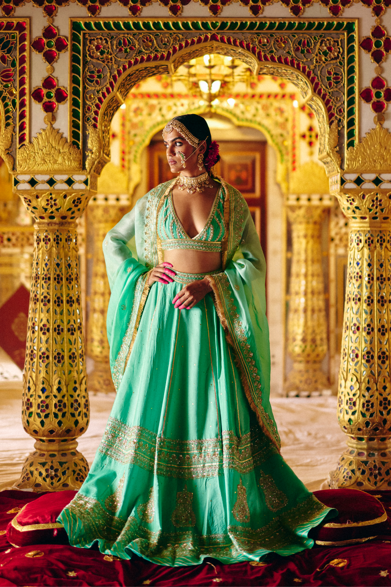 Aqua Green Skirt
