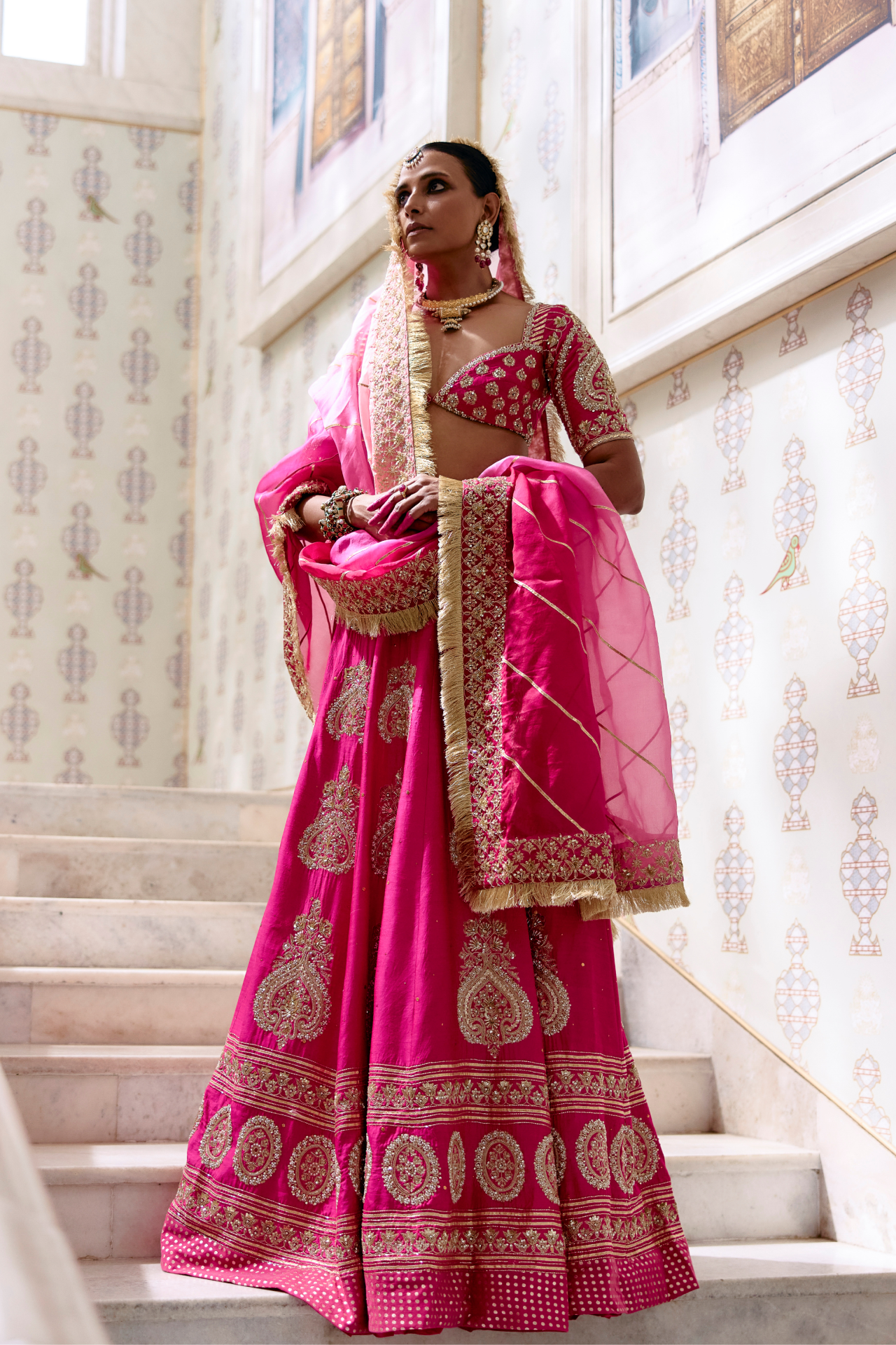 Hot Pink Dupatta