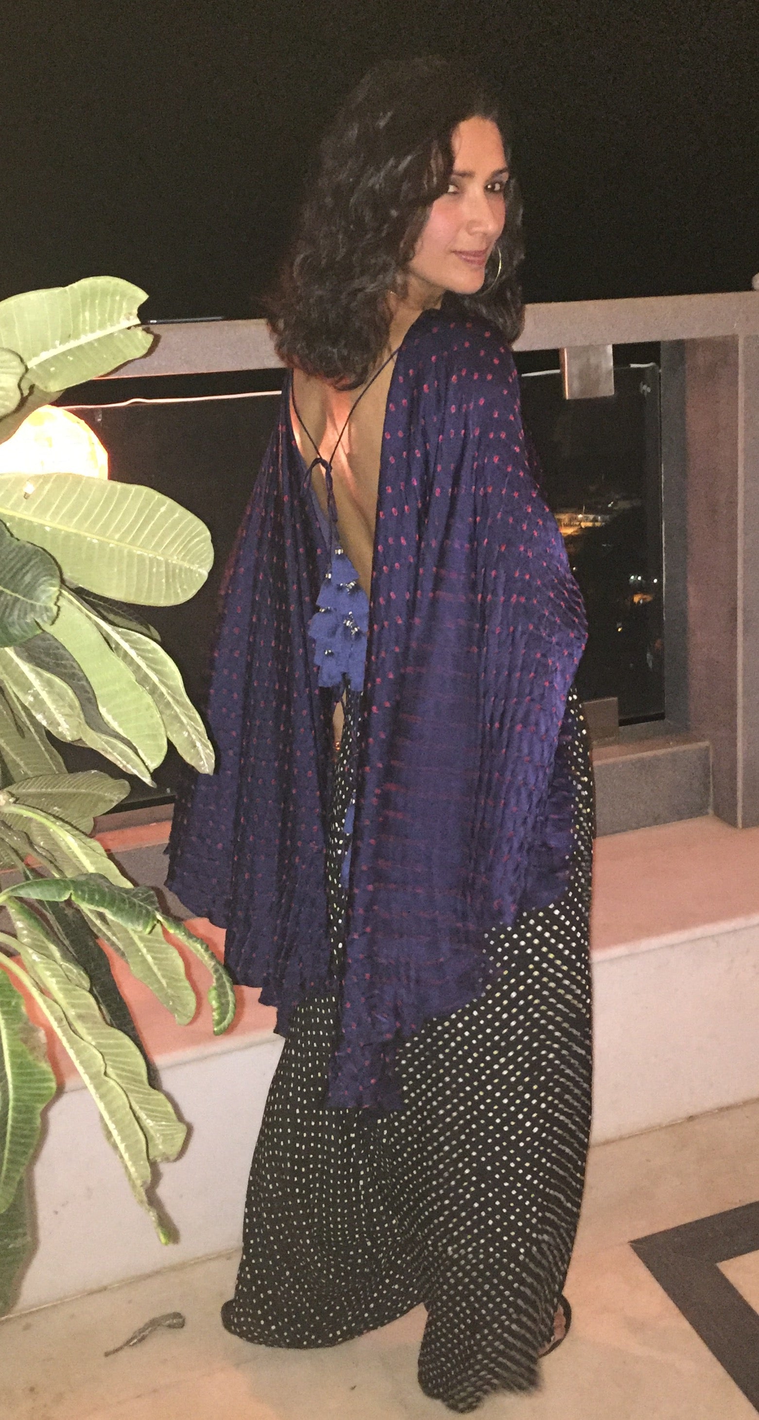 Bandhani Drop Crotch Pants