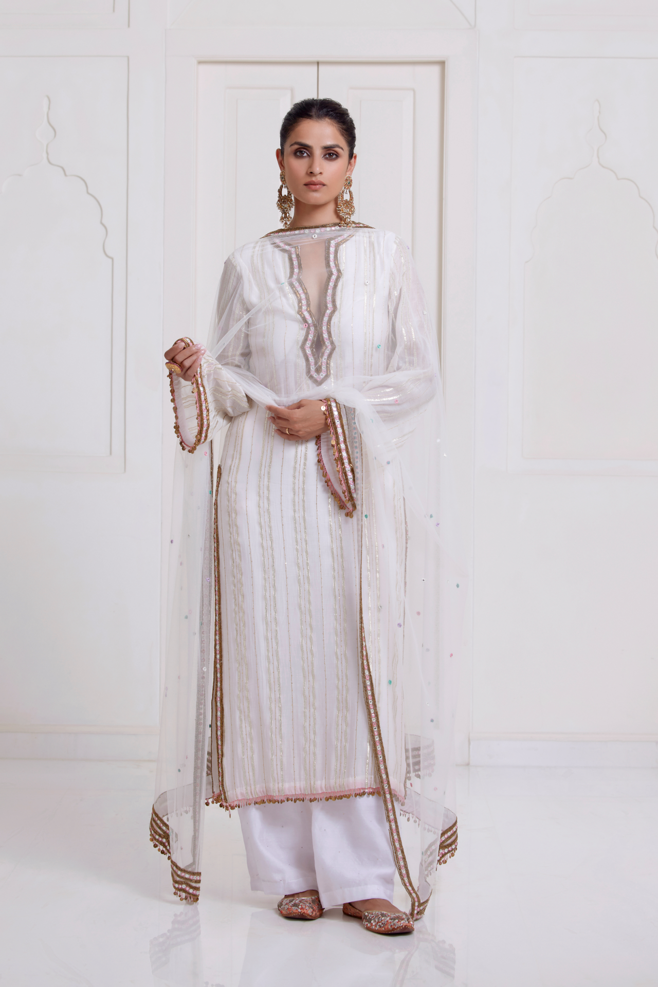 Ivory Badla Pants
