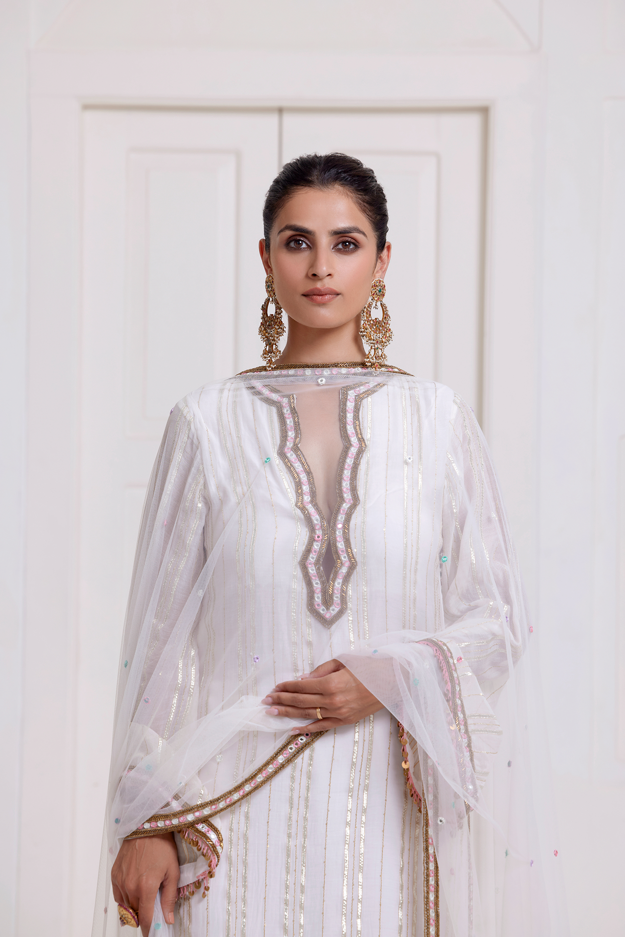 Ivory Badla Pants