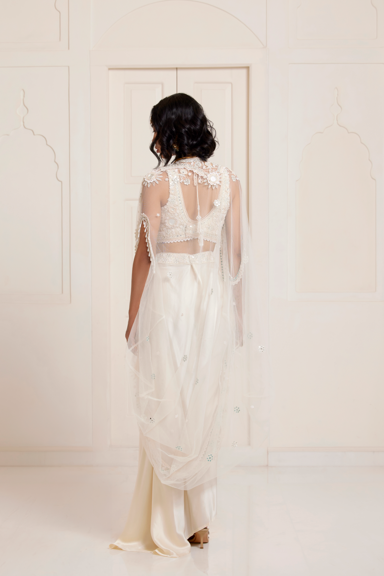 Ivory Drape Skirt