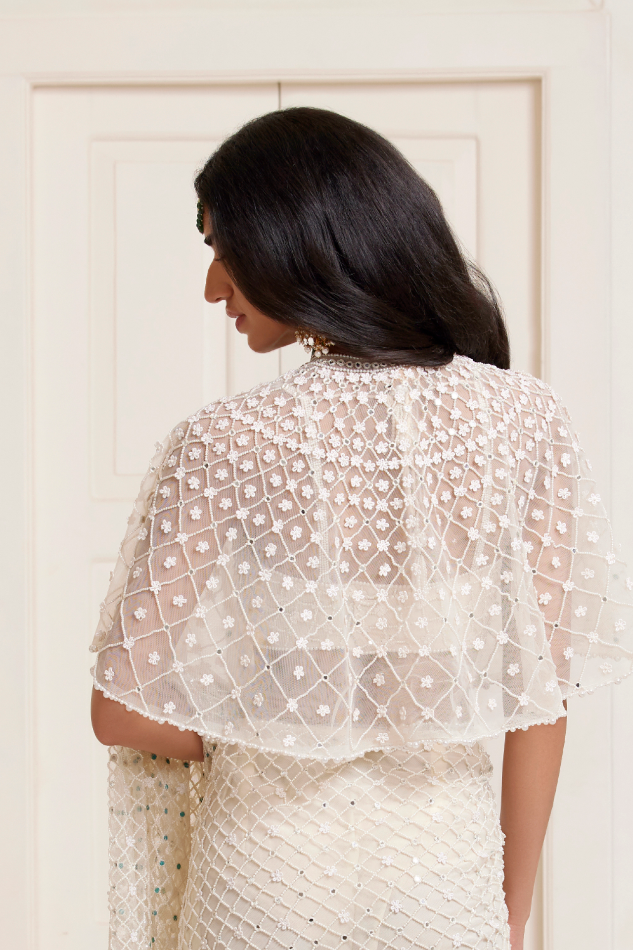 Ivory Short Cape