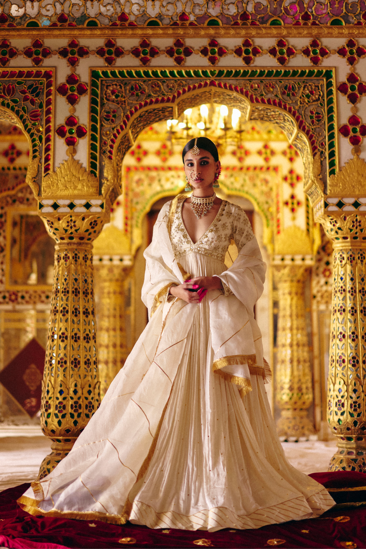 Ivory Anarkali