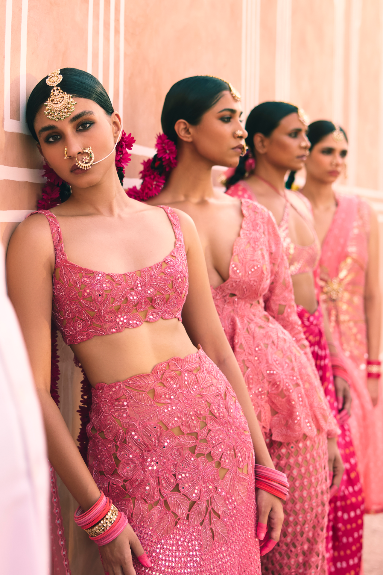 Pink Mirror Skirt