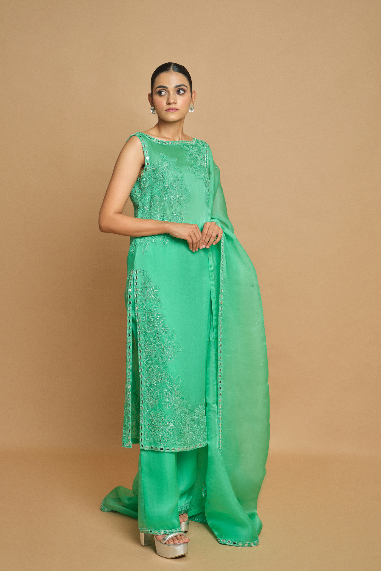 Green Dupatta