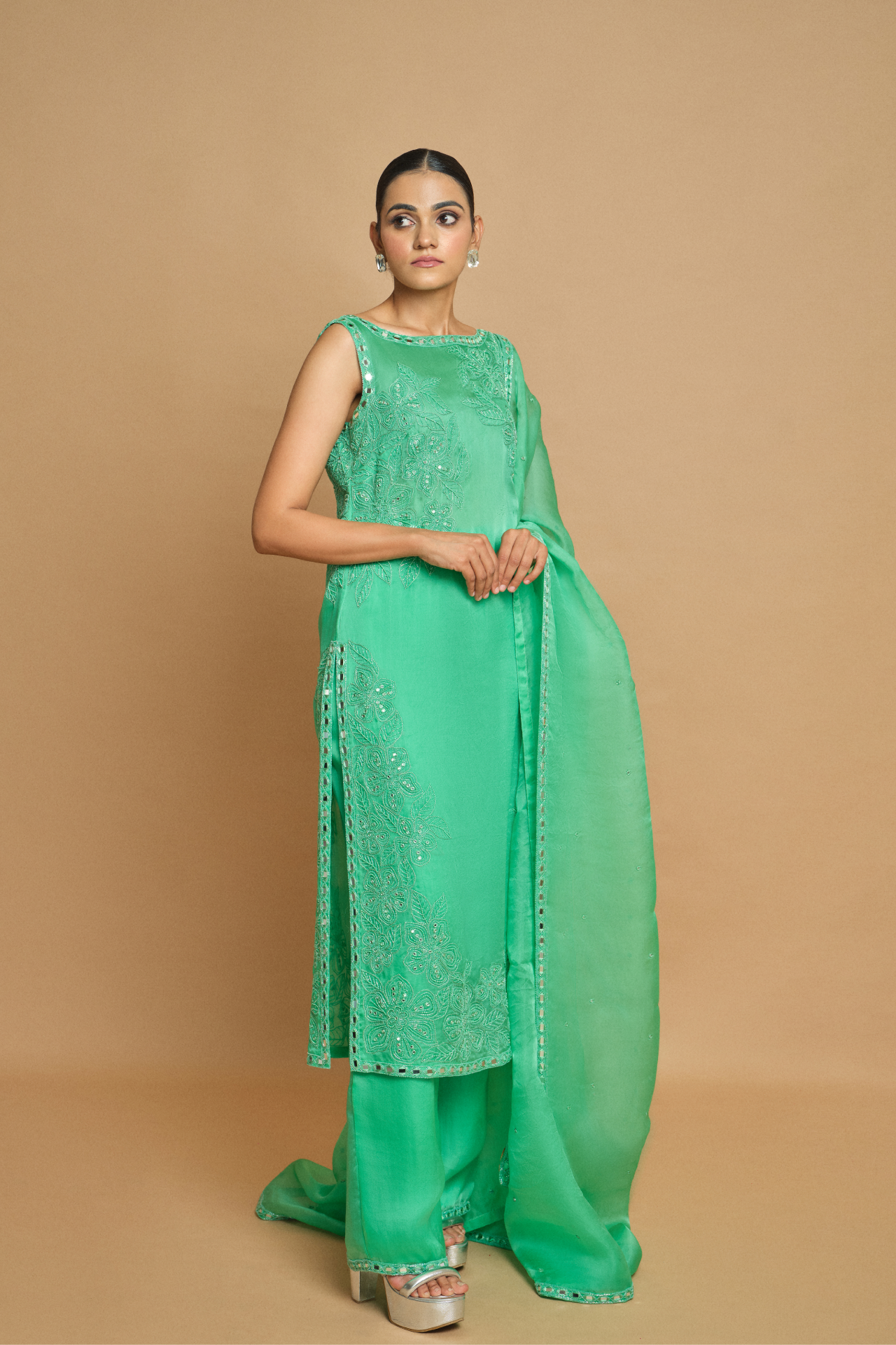 Green Kurta